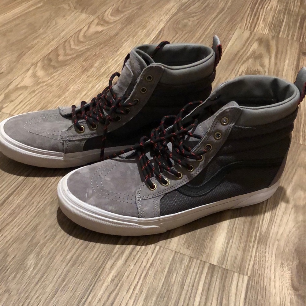 Men’s Grey Hightop Vans Sneakers